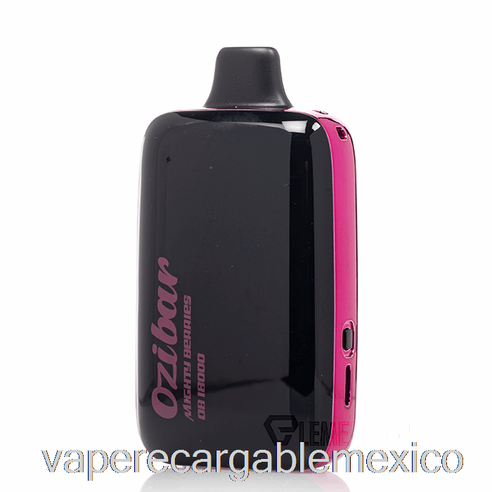 Vape Recargable Ozibar 18000 Bayas Poderosas Desechables